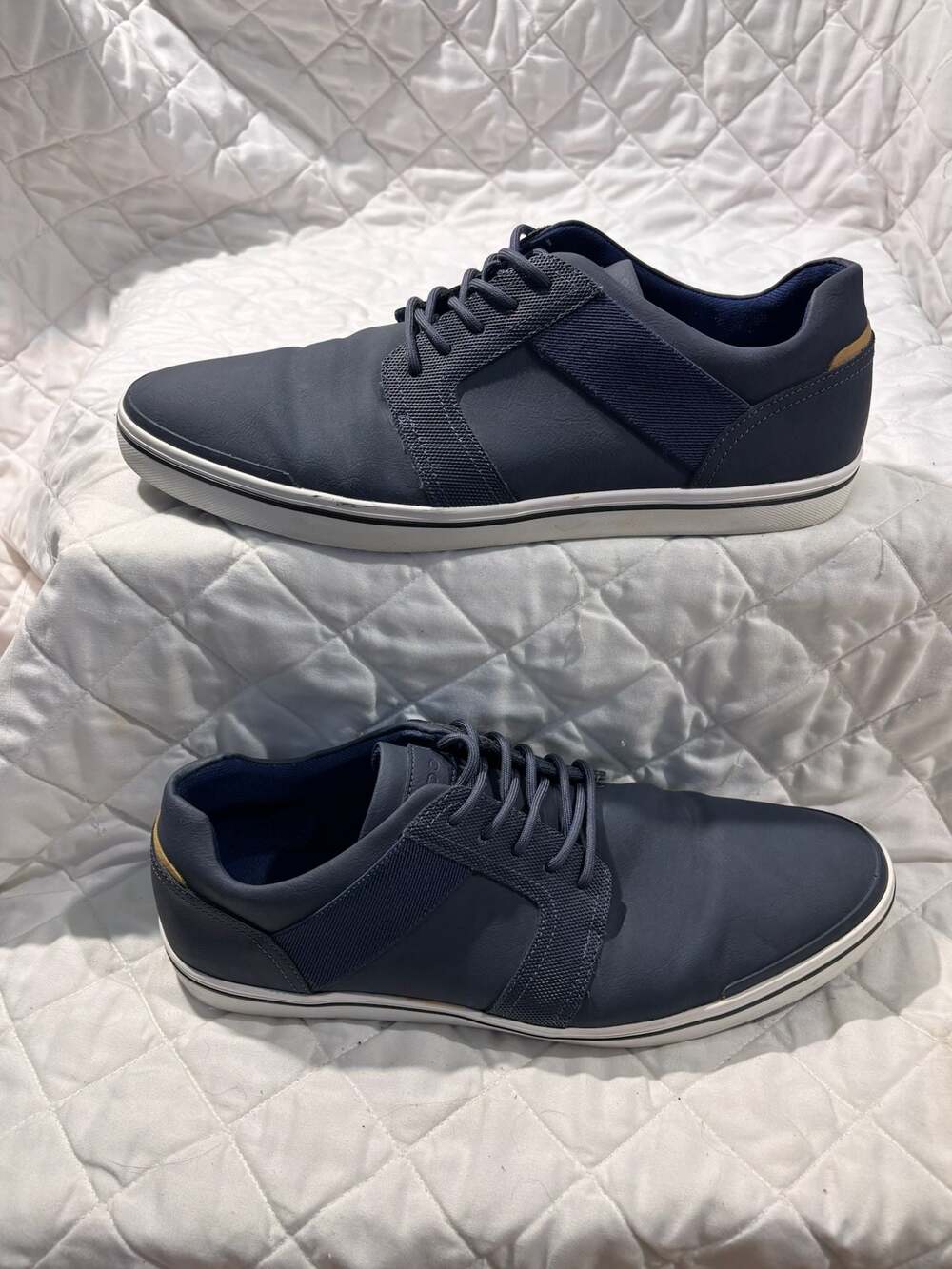 Aldo Moonah Men's Navy Casual Lace-Up Sneakers